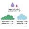 Carson Dellosa Crafty and Cool 69-Piece Motivational Bulletin Board Set, Banner With Inspirational Quote, Sun, Clouds, Grass, and Raindrops Classroom Decor